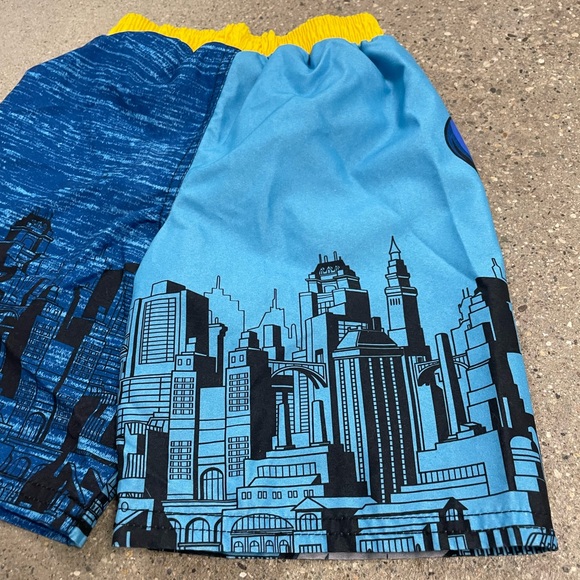 Officially Licensed Batman DC comics swim trunks 3T Front & Back Gotham Graphics - Picture 8 of 11